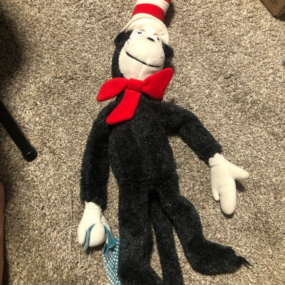 Dr Seuss vintage plush Cat in the Hat‎